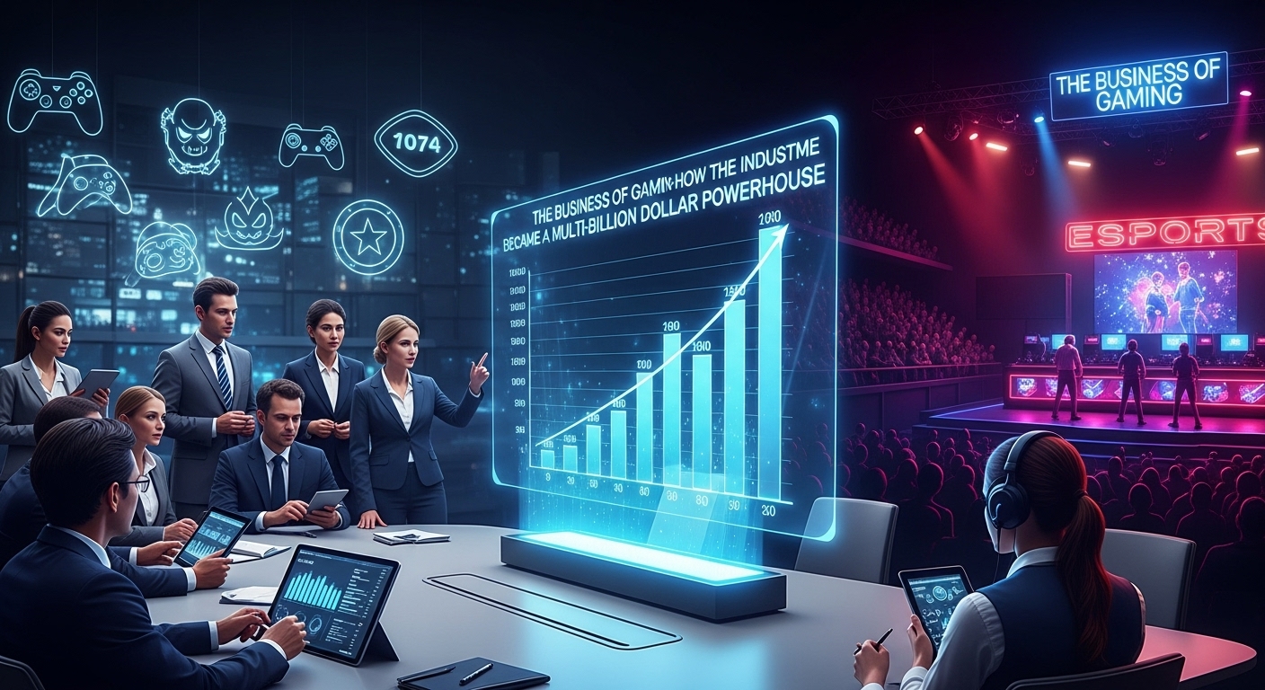 The Business of Gaming: How the Industry Became a Multi-Billion Dollar Powerhouse